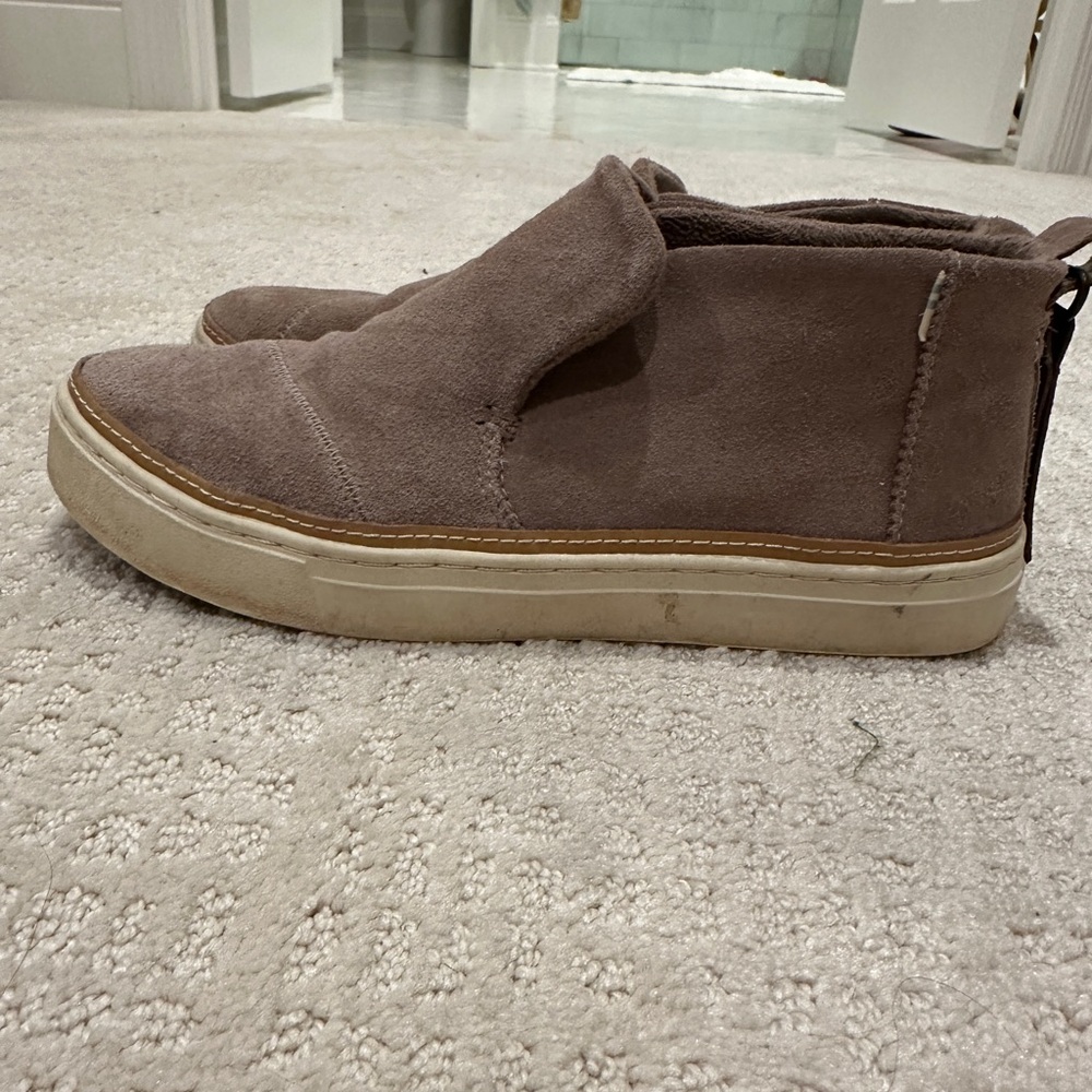 Women’s Casual Suede Slip-On Shoes - Brown